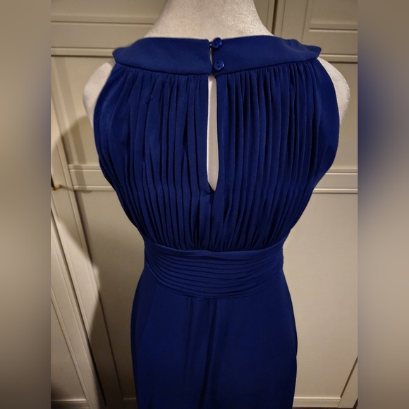COPY - Blue Formal Maxi Halter Top Gown - Picture 6 of 7